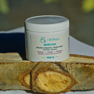 MUSCAYA – Baume Nourrissant à la Vanille & Pain Banane | Beurre de Karité, Moringa & Baobab