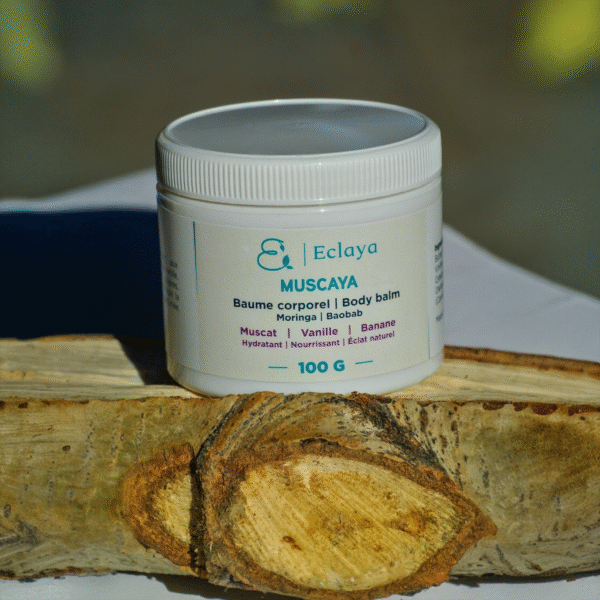 MUSCAYA – Baume Nourrissant à la Vanille & Pain Banane | Beurre de Karité, Moringa & Baobab